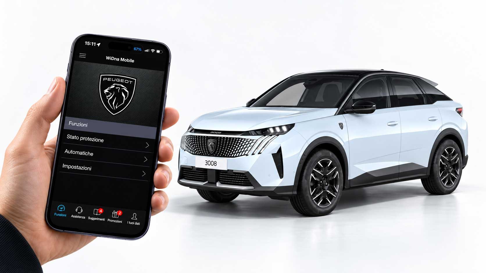 Peugeot Nuova 3008 GT - Hybrid 145 E-DCS6 — foto 7